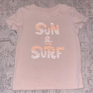 Toddler boys sun and surf t shirt